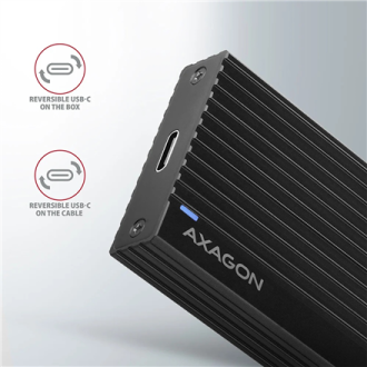AXAGON External USB-C 3.2 Gen 2 metal box for M.2 NVMe SSDs | EEM2-GTR AXAGON External USB-C 3.2 Gen 2 metal box for M.2 NVMe SSDs | EEM2-GTR