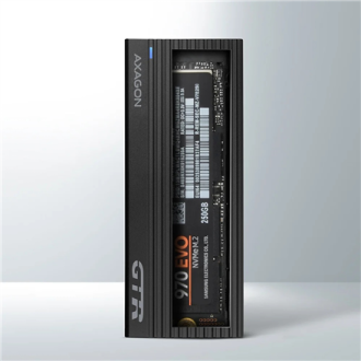 AXAGON External USB-C 3.2 Gen 2 metal box for M.2 NVMe SSDs | EEM2-GTR AXAGON External USB-C 3.2 Gen 2 metal box for M.2 NVMe SSDs | EEM2-GTR