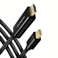 AXAGON MINI DP to HDMI cable, 1.8 m, 4K/30Hz | RVDM-HI14C2 | 1.8 m AXAGON MINI DP to HDMI cable, 1.8 m, 4K/30Hz | RVDM-HI14C2 | 1.8 m