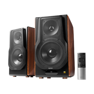 Edifier Premium 2.0 Speaker System | S3000MK II | Bluetooth | Wireless connection | Brown Edifier Premium 2.0 Speaker System | S3000MK II | Bluetooth | Wireless connection | Brown