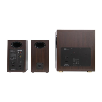 Edifier 2.1 Active Speaker | S355DB | 150 W | Bluetooth | Wireless connection | Walnut