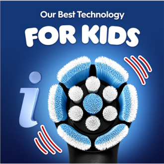 Oral-B Electric Toothbrush with Travel Case, 6Y+ | iO Kids Marvel Spiderman | Rechargeable | For kids | Number of brush heads in Oral-B Electric Toothbrush with Travel Case, 6Y+ | iO Kids Marvel Spiderman | Rechargeable | For kids | Number of brush heads in