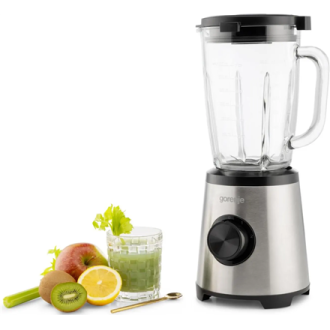 Gorenje Blender | B1300E | Tabletop | 1300 W | Jar capacity 1.75 L | Jar material Plastic | Black/Stainless steel