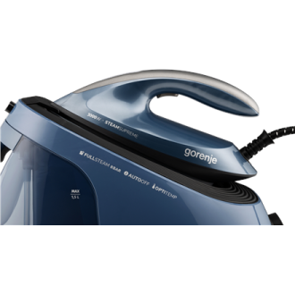 Gorenje Steam Generator Iron | SGD3000BBK | 3000 W | 8 bar | 1.5 L | Auto power off | Vertical steam function | Calc-clean funct Gorenje Steam Generator Iron | SGD3000BBK | 3000 W | 8 bar | 1.5 L | Auto power off | Vertical steam function | Calc-clean funct