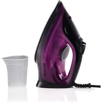 Gorenje SIK2400BKV | Steam Iron | 2400 W | Water tank capacity 450 ml | Continuous steam 40 g/min Gorenje SIK2400BKV | Steam Iron | 2400 W | Water tank capacity 450 ml | Continuous steam 40 g/min