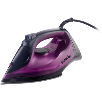 Gorenje SIK2400BKV | Steam Iron | 2400 W | Water tank capacity 450 ml | Continuous steam 40 g/min Gorenje SIK2400BKV | Steam Iron | 2400 W | Water tank capacity 450 ml | Continuous steam 40 g/min