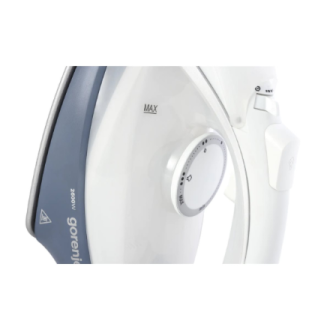 Gorenje Steam Iron | SIK2600WB | Steam Iron | 2600 W | Water tank capacity 450 ml | Continuous steam 45 g/min | Blue/Black Gorenje Steam Iron | SIK2600WB | Steam Iron | 2600 W | Water tank capacity 450 ml | Continuous steam 45 g/min | Blue/Black