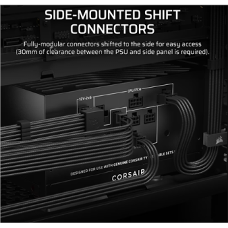 Corsair Fully Modular ATX Power Supply (EU) | RM750x SHIFT | 750 W | Black Corsair Fully Modular ATX Power Supply (EU) | RM750x SHIFT | 750 W | Black