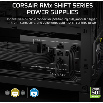 Corsair Fully Modular ATX Power Supply (EU) | RM750x SHIFT | 750 W | Black Corsair Fully Modular ATX Power Supply (EU) | RM750x SHIFT | 750 W | Black
