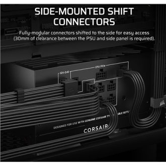 Corsair Fully Modular ATX Power Supply (EU) | RM850x SHIFT | 850 W | Black Corsair Fully Modular ATX Power Supply (EU) | RM850x SHIFT | 850 W | Black
