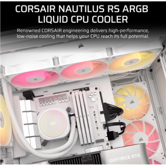 Corsair Liquid CPU Cooler | 360 RS ARGB | White Corsair Liquid CPU Cooler | 360 RS ARGB | White