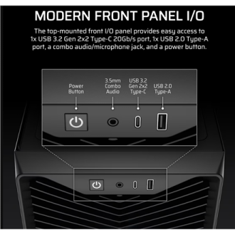 Corsair PC Case | 3200D RS | Mid-Tower | Black Corsair PC Case | 3200D RS | Mid-Tower | Black