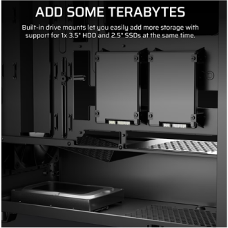 Corsair PC Case | 3200D RS | Mid-Tower | Black Corsair PC Case | 3200D RS | Mid-Tower | Black