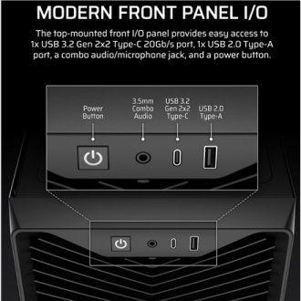 Corsair PC Case | 3200D RS | Mid-Tower | Black Corsair PC Case | 3200D RS | Mid-Tower | Black