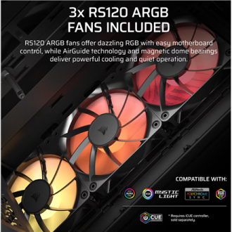 Corsair PC Case | 3200D RS ARGB | Mid-Tower | Smoke Corsair PC Case | 3200D RS ARGB | Mid-Tower | Smoke