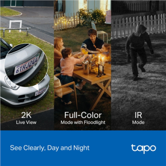 TP-LINK | Tapo C710 | Pan/Tilt Security Floodlight Camera | 3 MP | F/2.0 | IP65 | H.264 | microSD up to 512 GB TP-LINK | Tapo C710 | Pan/Tilt Security Floodlight Camera | 3 MP | F/2.0 | IP65 | H.264 | microSD up to 512 GB