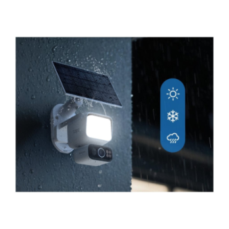 TP-LINK | Tapo C615F KIT | Solar-Powered Floodlight Pan/Tilt Security Camera Kit | 3 MP | F/1.6 | H.264 | MicroSD Card Up to 512