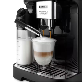 Delonghi Coffee maker | Magnifica Evo | Pump pressure 15 bar | Built-in milk frother | Automatic | 1450 W | Black Delonghi Coffee maker | Magnifica Evo | Pump pressure 15 bar | Built-in milk frother | Automatic | 1450 W | Black