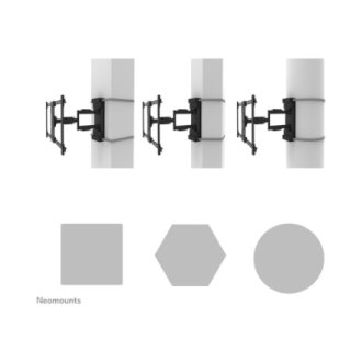 Neomounts Pillar Mount | WL40S-910BL16 | Levelling, tilt, swivel, depth | 40-70 Neomounts Pillar Mount | WL40S-910BL16 | Levelling, tilt, swivel, depth | 40-70