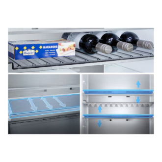 LG Refrigerator | GBBW726CEV | Energy efficiency class C | Free standing | Combi | Height 203 cm | Fridge net capacity 326 L | F LG Refrigerator | GBBW726CEV | Energy efficiency class C | Free standing | Combi | Height 203 cm | Fridge net capacity 326 L | F