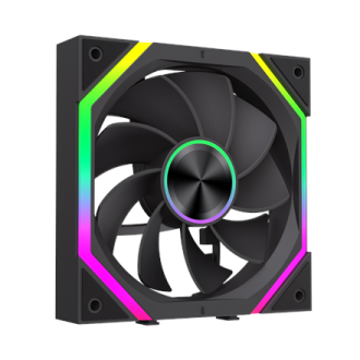 Gamemax FN12A-N2 WL-R | Case fan | Black Gamemax FN12A-N2 WL-R | Case fan | Black