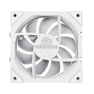 Gamemax FN12A-N2 WL-RW | Case fan | White Gamemax FN12A-N2 WL-RW | Case fan | White