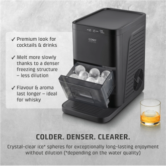 Caso Ice Ball Maker | IceBall Pro | Power 130 W | Capacity 1.3 L | Matt Black Caso Ice Ball Maker | IceBall Pro | Power 130 W | Capacity 1.3 L | Matt Black