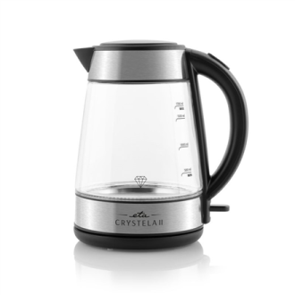 ETA Kettle | Crystela II 1154 90000 | 2200 W | Electric | 1.7 L | Glass | 360 rotational base | Glass