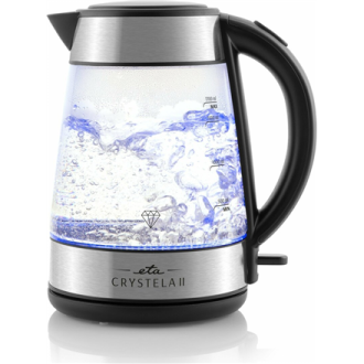 ETA Kettle | Crystela II 1154 90000 | 2200 W | Electric | 1.7 L | Glass | 360 rotational base | Glass