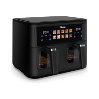 Tristar Double Basket Airfryer | FR-9075 | Power 2500 W | Capacity 9 L | Hot air technology | Black Tristar Double Basket Airfryer | FR-9075 | Power 2500 W | Capacity 9 L | Hot air technology | Black