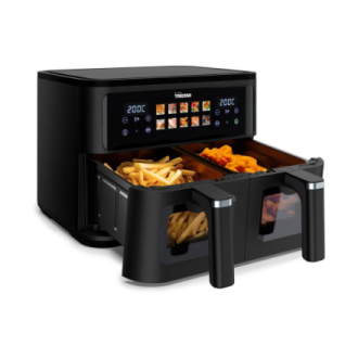 Tristar Double Basket Airfryer | FR-9075 | Power 2500 W | Capacity 9 L | Hot air technology | Black