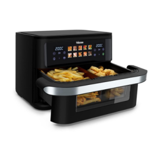 Tristar Dualzone Flex Airfryer | FR-9078 | Power 2800 W | Capacity 10 L | Hot air technology | Black