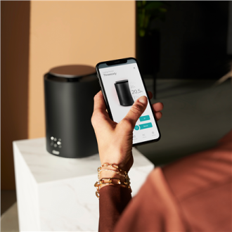Duux Threesixty 2 Smart Fan + Heater | Fan and heater | 1800 W | Suitable for rooms up to 30 m | Matt Black Duux Threesixty 2 Smart Fan + Heater | Fan and heater | 1800 W | Suitable for rooms up to 30 m | Matt Black