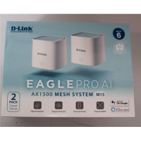 SALE OUT. D-Link M15-2 EAGLE PRO AI AX1500 Mesh System D-Link EAGLE PRO AI AX1500 Mesh System M15-2 (2-pack) 802.11ax 1200+300 M SALE OUT. D-Link M15-2 EAGLE PRO AI AX1500 Mesh System D-Link EAGLE PRO AI AX1500 Mesh System M15-2 (2-pack) 802.11ax 1200+300 M