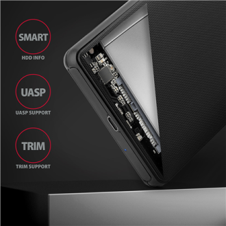 AXAGON Screwless USB 3.2 Gen 1 - SATA 6G external box for 2.5 AXAGON Screwless USB 3.2 Gen 1 - SATA 6G external box for 2.5
