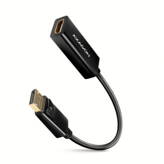 AXAGON | Active adapter | DisplayPort to HDMI | 0.15 m AXAGON | Active adapter | DisplayPort to HDMI | 0.15 m