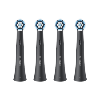 Oral-B | Replaceable toothbrush heads | iO GentleCare | Heads | For adults | Number of brush heads included 4 | Black Oral-B | Replaceable toothbrush heads | iO GentleCare | Heads | For adults | Number of brush heads included 4 | Black