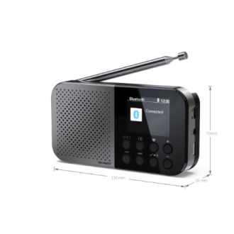 Sharp OSAKA Pocket/Handheld Portable Digital Radio | DR-P520(GY) | Bluetooth Sharp OSAKA Pocket/Handheld Portable Digital Radio | DR-P520(GY) | Bluetooth