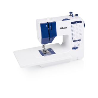 Tristar Sewing machine | SM-6005 | Number of stitches 38 | Number of buttonholes 1 | White/Blue Tristar Sewing machine | SM-6005 | Number of stitches 38 | Number of buttonholes 1 | White/Blue