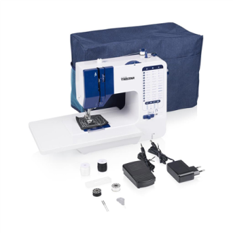Tristar Sewing machine | SM-6005 | Number of stitches 38 | Number of buttonholes 1 | White/Blue Tristar Sewing machine | SM-6005 | Number of stitches 38 | Number of buttonholes 1 | White/Blue