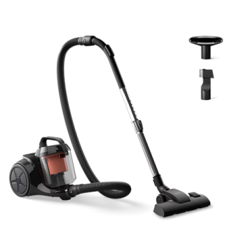 Philips | Vacuum cleaner | XB1142/10 1000 series | Bagless | Power 800 W | Dust capacity 1.3 L | Rich black/Coral moody Philips | Vacuum cleaner | XB1142/10 1000 series | Bagless | Power 800 W | Dust capacity 1.3 L | Rich black/Coral moody