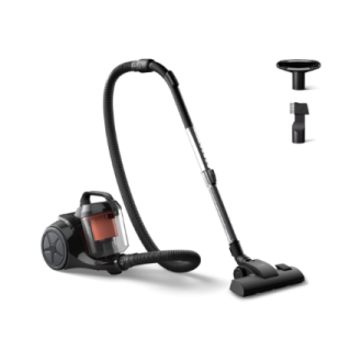 Philips | Vacuum cleaner | XB1142/10 1000 series | Bagless | Power 800 W | Dust capacity 1.3 L | Rich black/Coral moody Philips | Vacuum cleaner | XB1142/10 1000 series | Bagless | Power 800 W | Dust capacity 1.3 L | Rich black/Coral moody