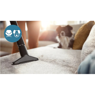 Philips | Vacuum cleaner | XB1142/10 1000 series | Bagless | Power 800 W | Dust capacity 1.3 L | Rich black/Coral moody Philips | Vacuum cleaner | XB1142/10 1000 series | Bagless | Power 800 W | Dust capacity 1.3 L | Rich black/Coral moody