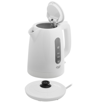 Adler Kettle | AD 1380w | Electric | 2200 W | 1 L | Polypropylene | 360 rotational base | White Adler Kettle | AD 1380w | Electric | 2200 W | 1 L | Polypropylene | 360 rotational base | White
