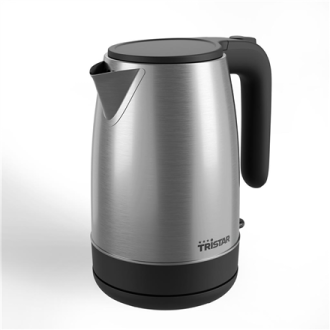 Tristar | Kettle | WK-1348 | Electric | 2200 W | 1.7 L | Stainless steel | 360 rotational base | Black/Stainless Steel