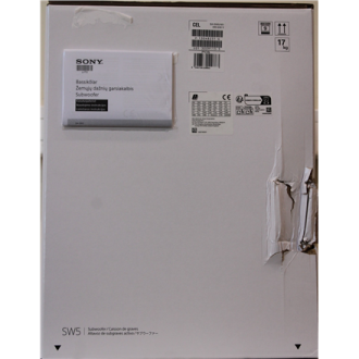 SALE OUT. Sony SA-SW5 Wireless 300W Subwoofer for HT-A9/A7000 | Sony Speaker | Subwoofer for HT-A9/A7000 | 300 W | 2 | Wireless SALE OUT. Sony SA-SW5 Wireless 300W Subwoofer for HT-A9/A7000 | Sony Speaker | Subwoofer for HT-A9/A7000 | 300 W | 2 | Wireless