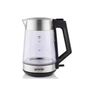 Gorenje | K17OGS | Kettle | Electric | 1.7 L | 2200 W | 360 rotational base | Stainless steel/Glass | Stainless steel Gorenje | K17OGS | Kettle | Electric | 1.7 L | 2200 W | 360 rotational base | Stainless steel/Glass | Stainless steel