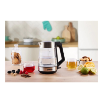 Gorenje | K17OGS | Kettle | Electric | 1.7 L | 2200 W | 360 rotational base | Stainless steel/Glass | Stainless steel Gorenje | K17OGS | Kettle | Electric | 1.7 L | 2200 W | 360 rotational base | Stainless steel/Glass | Stainless steel