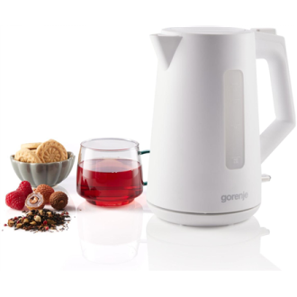 Gorenje Kettle | K17OPW | 2200 W | Electric | 1.7 L | 360 rotational base | Plastic | White Gorenje Kettle | K17OPW | 2200 W | Electric | 1.7 L | 360 rotational base | Plastic | White