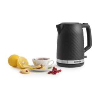 Gorenje | Kettle | K17SPB | Electric | 2200 W | 1.7 L | 360 rotational base | Plastic | Black